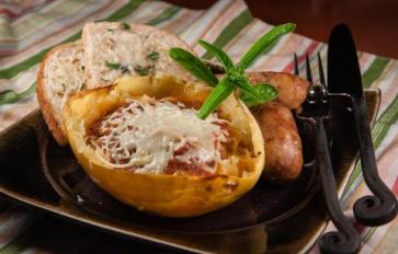 Healthy Dish: Spaghetti Squash Noodles & Tomato Sauce