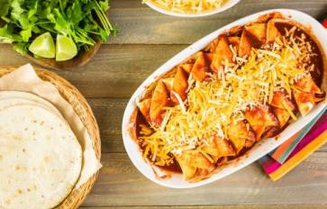 Healthy Dish: Vegetarian Black Bean & Potato Enchiladas